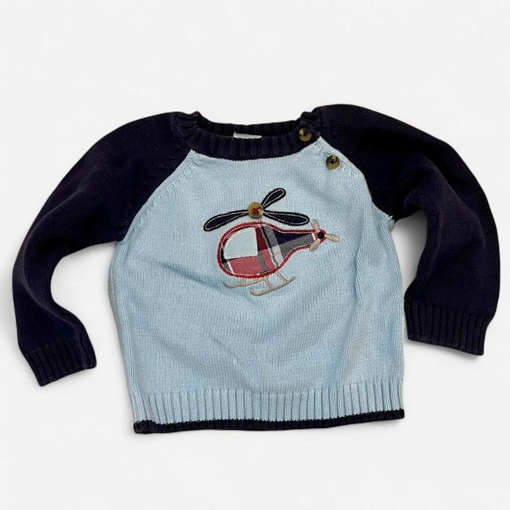 Toddler Boys Gymboree Helicopter Sweater
